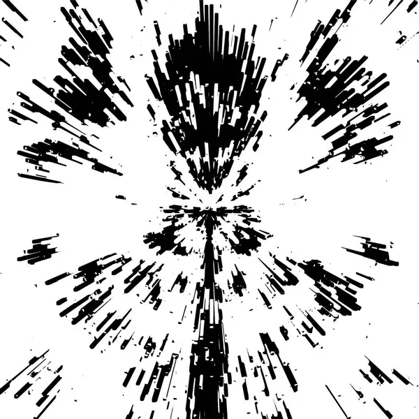 Černobílé Grunge Pozadí Čárami Abstraktní Vektorové Ilustrace — Stockový vektor