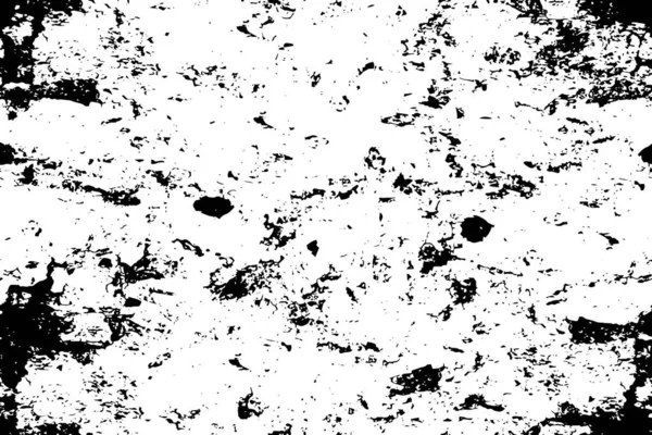 带有粗糙度纹理的黑白抽象模板 — 图库矢量图片
