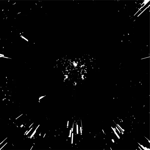 Grunge Desenli Soyut Siyah Beyaz Şablon — Stok Vektör