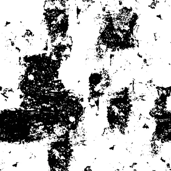 Abstrato Modelo Preto Branco Com Textura Grunge — Vetor de Stock