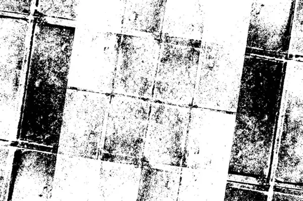 Ilusión Abstracta Blanco Negro Con Textura Grunge — Vector de stock