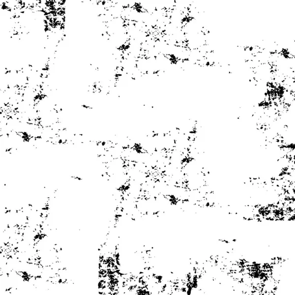 Abstrakt Svart Och Vit Illusion Med Grunge Konsistens — Stock vektor
