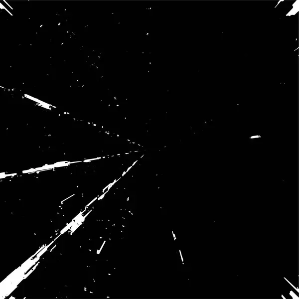 Illusion Abstraite Noir Blanc Avec Texture Grunge — Image vectorielle