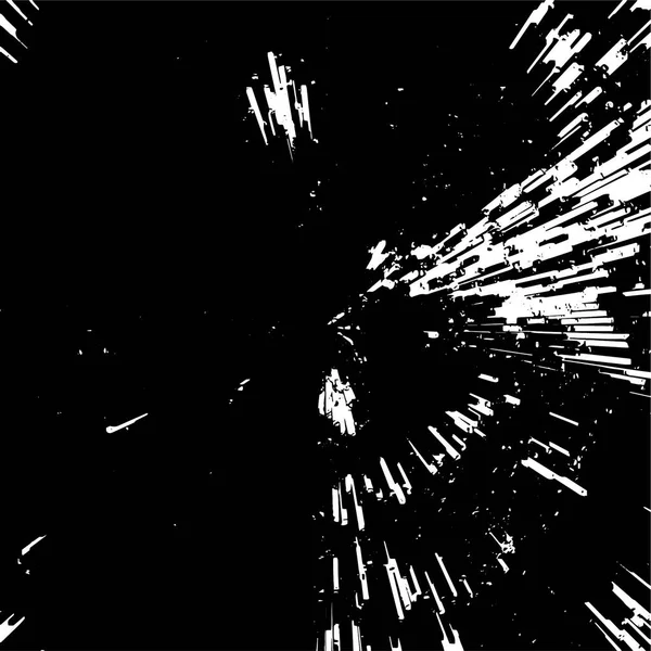 Ilusión Abstracta Blanco Negro Con Textura Grunge — Archivo Imágenes Vectoriales