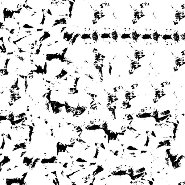 Soyut Siyah Beyaz Illüzyon Grunge Deseni — Stok Vektör