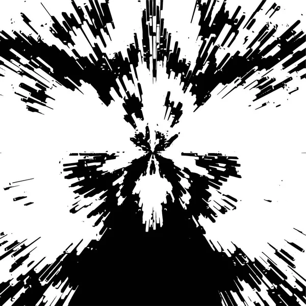 Schwarz Weißer Grunge Hintergrund Mit Linien Abstrakte Vektorillustration — Stockvektor