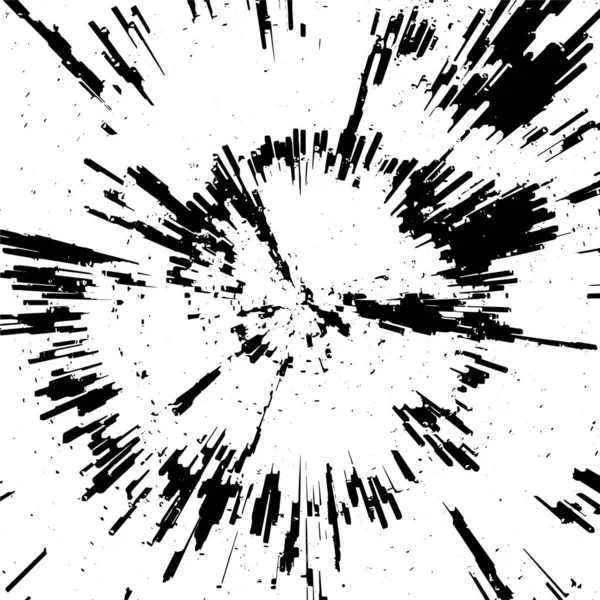 Fondo Grunge Blanco Negro Con Líneas Ilustración Vectorial Abstracta — Archivo Imágenes Vectoriales