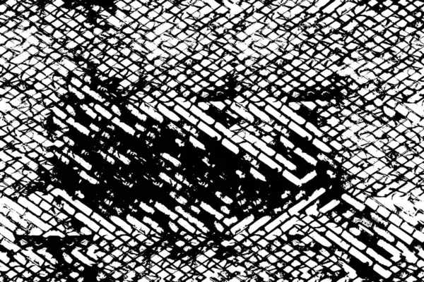 Ilusão Monocromática Abstrata Com Textura Grunge —  Vetores de Stock