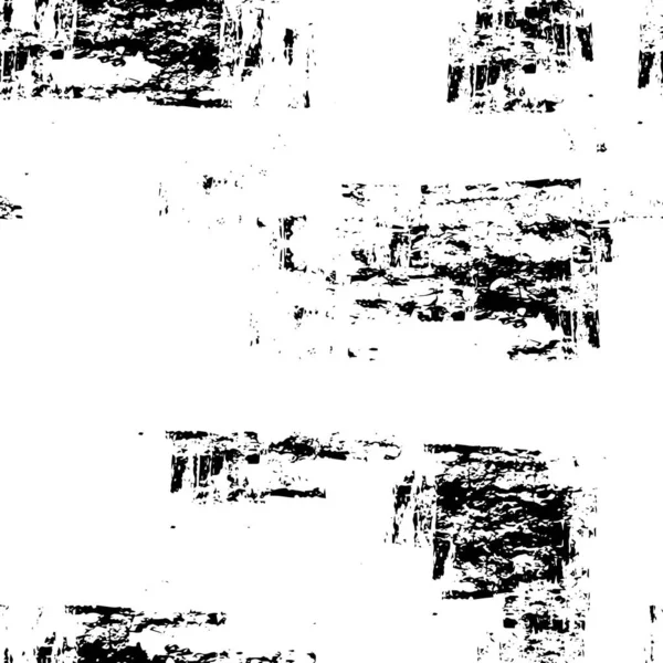 Illusion Monochrome Abstraite Avec Texture Grunge — Image vectorielle