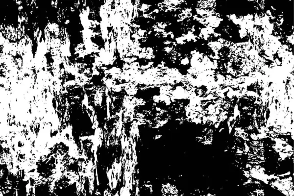 Astratto Illusione Monocromatica Con Grunge Texture — Vettoriale Stock