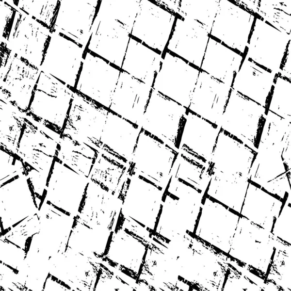 Abstract Monochrome Illusion Grunge Texture — Stock Vector