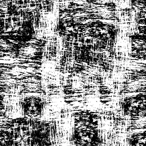 Ilusi Monokrom Abstrak Dengan Tekstur Grunge - Stok Vektor