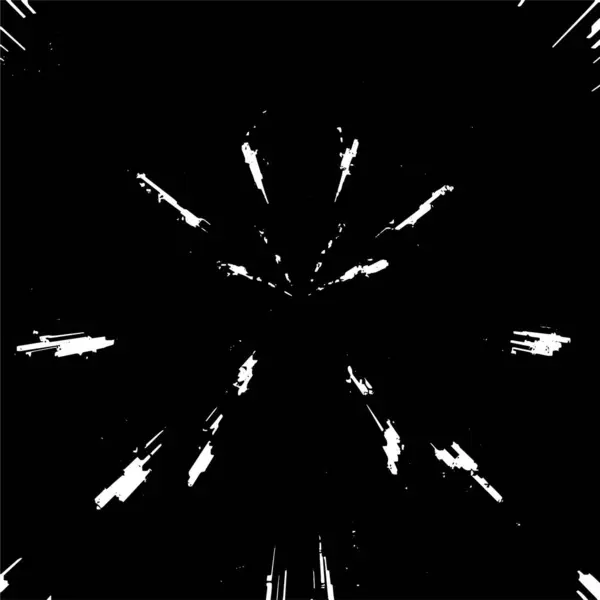 Monochrome Abstract Black White Vector Background Grunge Overlay Layer — Stock vektor
