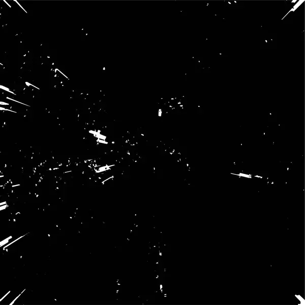 Monochrome Texture Abstract Black White Vector Background Grunge Overlay Layer — Stockvektor