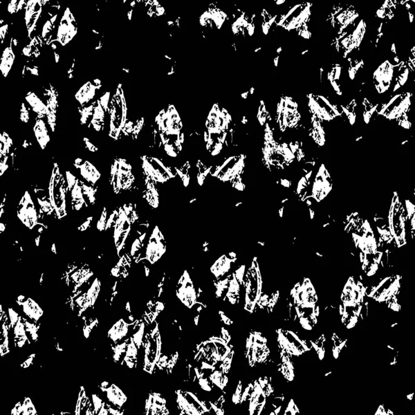 Monochrome Abstract Black White Vector Background Grunge Overlay Layer — Stockvektor