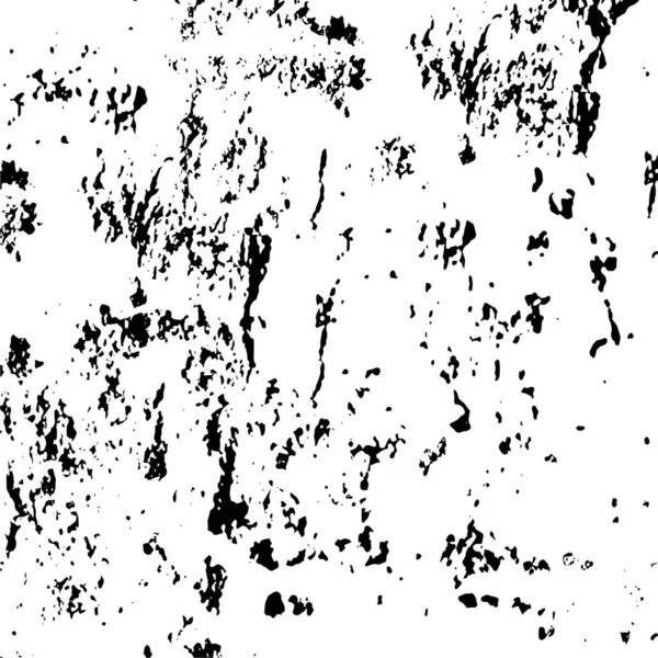 Monochrome Texture Abstract Black White Vector Background Grunge Overlay Layer — Vettoriale Stock