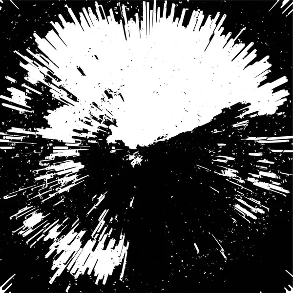 Monochrome Abstract Black White Vector Background Grunge Overlay Layer — Stok Vektör