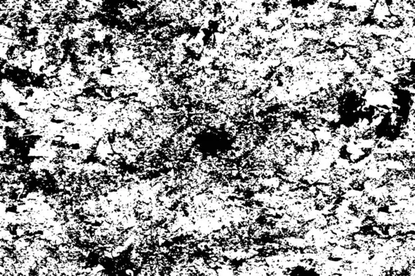 Monochrome Texture Abstract Black White Vector Background Grunge Overlay Layer — Vetor de Stock