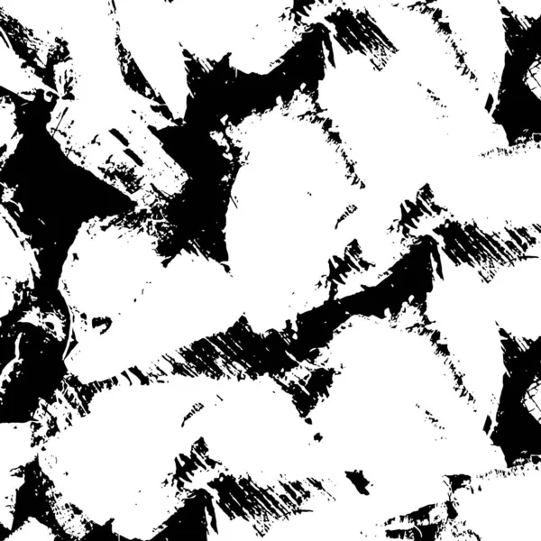 Patrón Monocromo Abstracto Con Textura Grunge — Archivo Imágenes Vectoriales