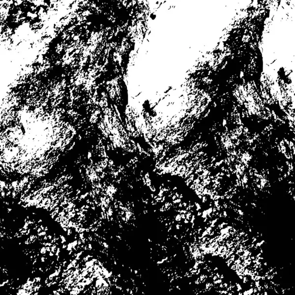 Abstraktes Monochromes Muster Mit Grunge Textur — Stockvektor