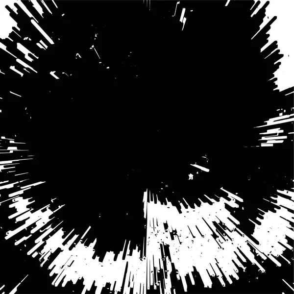 Monochrome Abstract Black White Vector Background Grunge Overlay Layer — Vettoriale Stock