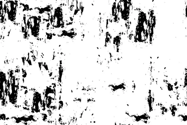 Monochrome Texture Abstract Black White Vector Background Grunge Overlay Layer — Vector de stock