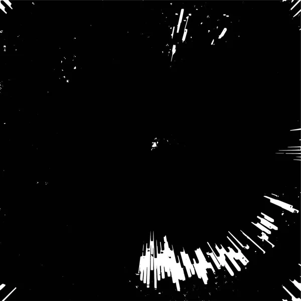 Monochrome Texture Abstract Black White Vector Background Grunge Overlay Layer — Vector de stock