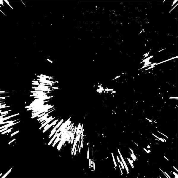 Monochrome Abstract Black White Vector Background Grunge Overlay Layer — Stok Vektör