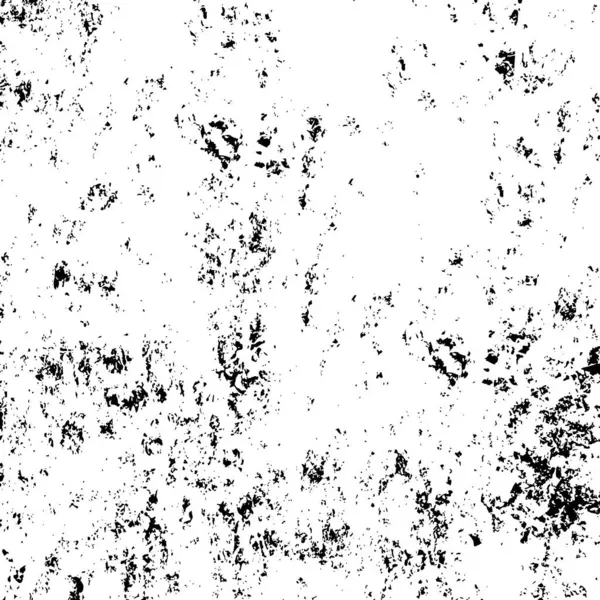 Monochrome Texture Abstract Black White Vector Background Grunge Overlay Layer — Stock vektor