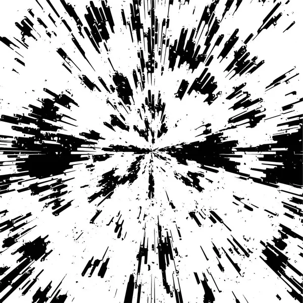Monochrome Abstract Black White Vector Background Grunge Overlay Layer — 스톡 벡터