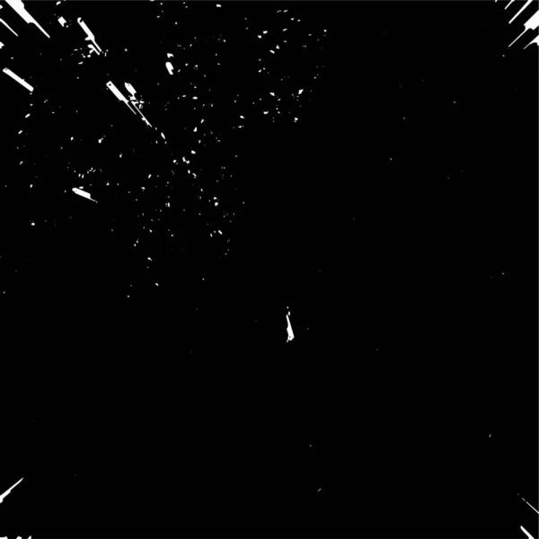 Monochrome Abstract Black White Vector Background Grunge Overlay Layer — 스톡 벡터