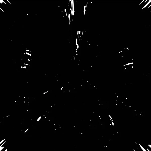 Abstraktní Monochromatická Ilustrace Grunge Texturou — Stockový vektor