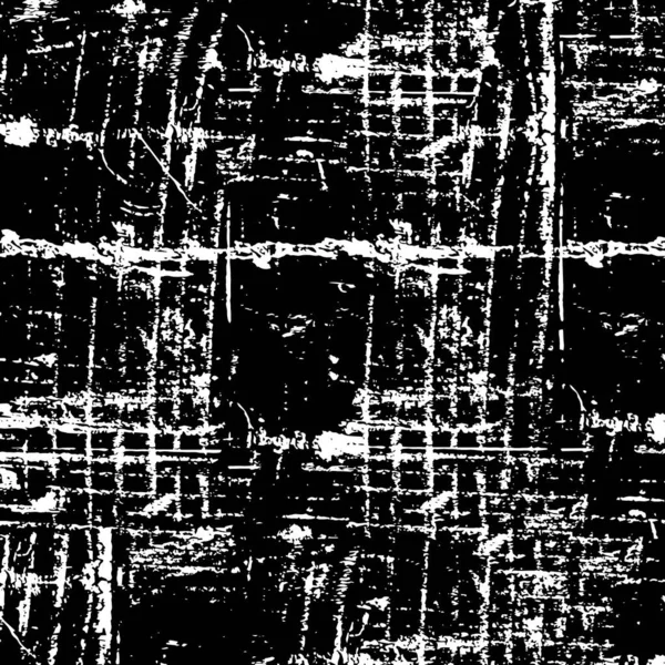 Ilustração Monocromática Abstrata Com Textura Grunge — Vetor de Stock