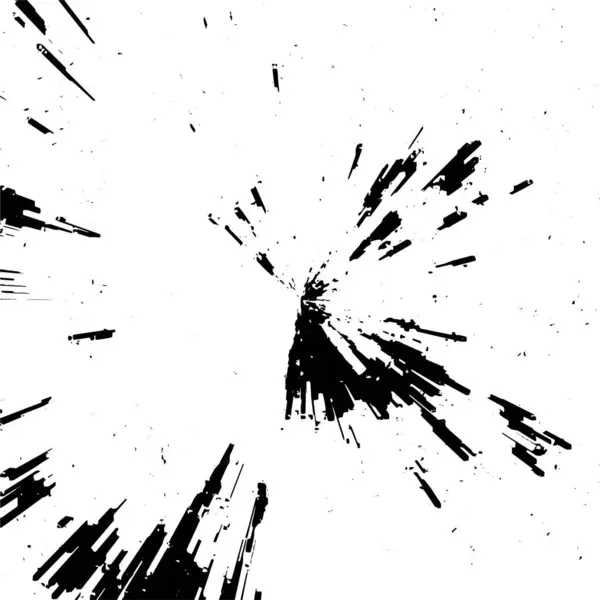 Abstrakt Monokrom Illustration Med Grunge Konsistens — Stock vektor