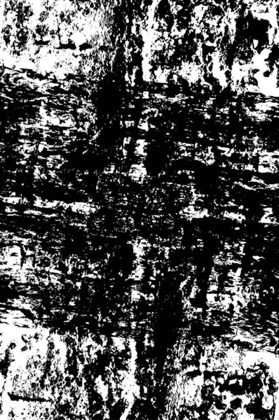 Абстрактная Монохромная Иллюстрация Гранжевой Текстурой — стоковый вектор