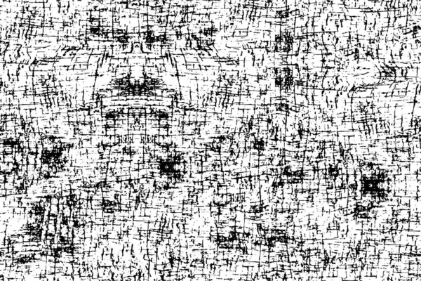 Grunge Desenli Soyut Siyah Beyaz Çizim — Stok Vektör