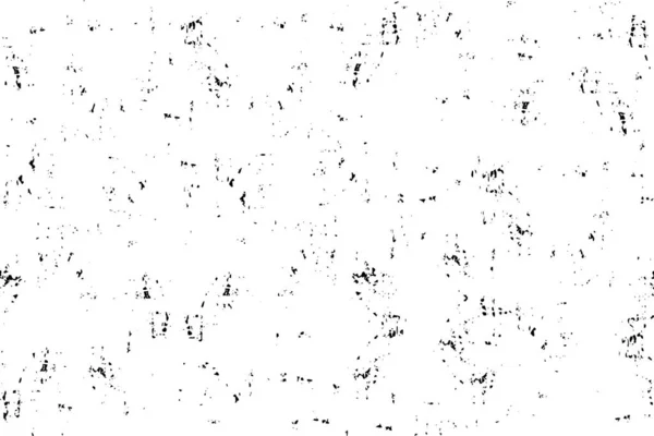 Абстрактная Черно Белая Иллюстрация Гранжевой Текстурой — стоковый вектор