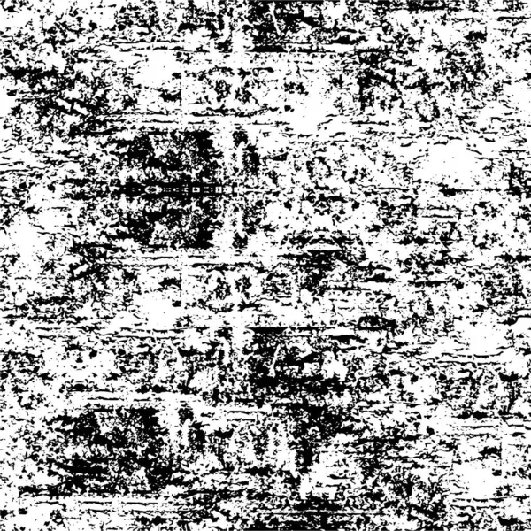 Abstrakte Schwarz Weiß Illustration Mit Grunge Textur — Stockvektor