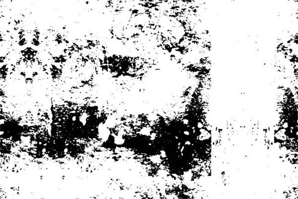 Abstraktní Černobílá Ilustrace Grunge Texturou — Stockový vektor