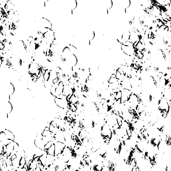 Resumo Ilustração Preto Branco Com Textura Grunge — Vetor de Stock