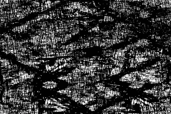 Gambar Hitam Dan Putih Abstrak Dengan Tekstur Grunge - Stok Vektor