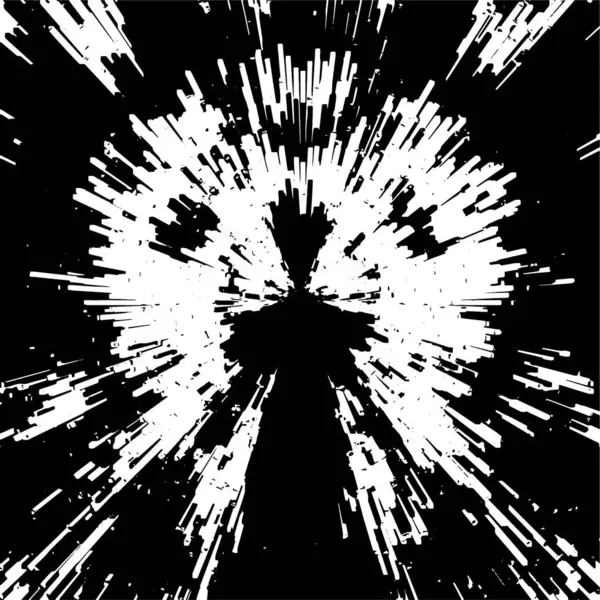 Чорно Білий Гранжевий Фон Лініями Абстрактна Векторна Ілюстрація — стоковий вектор
