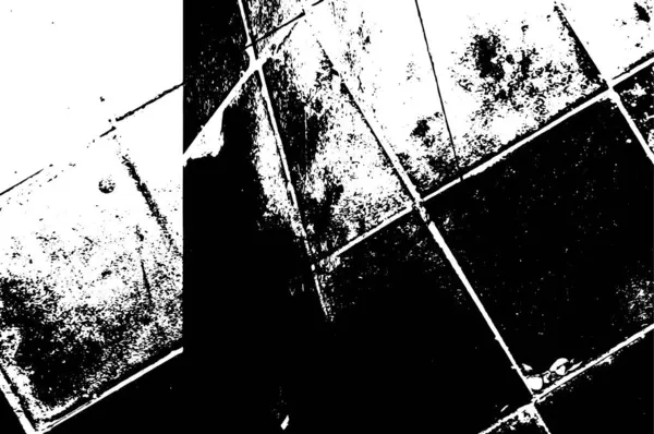 Illustrazione Astratta Bianco Nero Con Texture Grunge — Vettoriale Stock