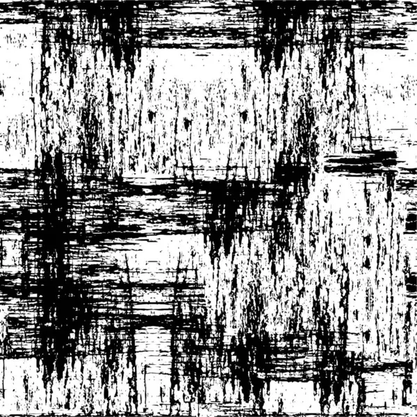 Abstraktní Černobílá Ilustrace Grunge Texturou — Stockový vektor