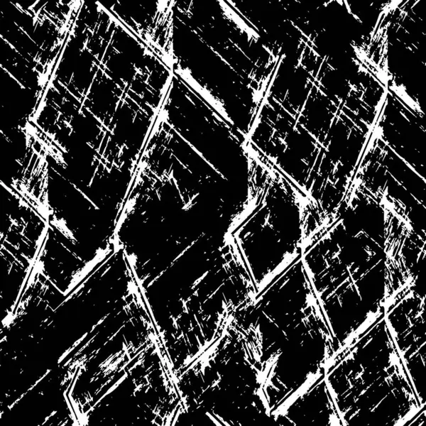 Textura Monocromática Abstrata Preto Branco Fundo Vetorial Camada Sobreposição Grunge — Vetor de Stock