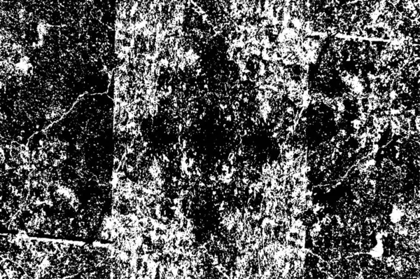 Abstracte Zwart Wit Monochrome Textuur Vectorachtergrond Grunge Overlay Laag — Stockvector