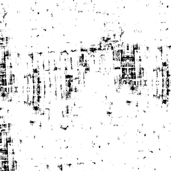 Textura Monocromática Abstrata Preto Branco Fundo Vetorial Camada Sobreposição Grunge — Vetor de Stock