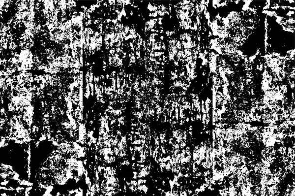 Abstracte Zwart Wit Monochrome Textuur Vectorachtergrond Grunge Overlay Laag — Stockvector