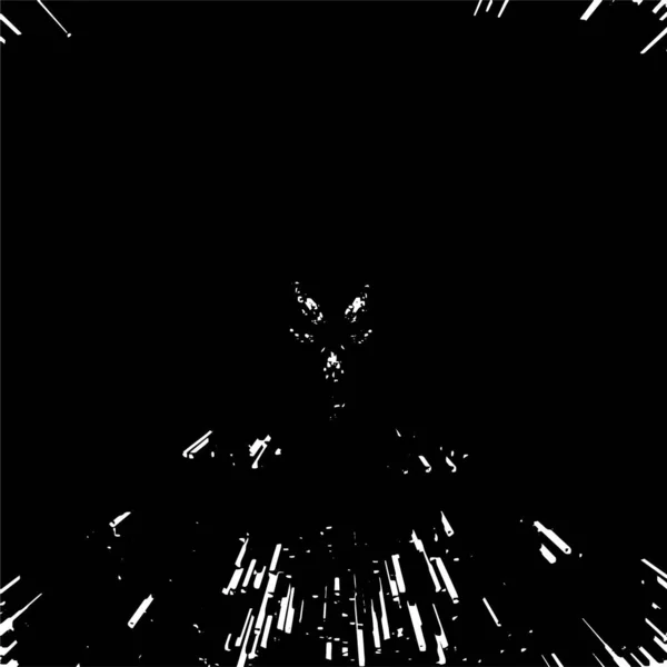 抽象的な黒と白のモノクロのテクスチャ ベクトル背景 グラウンジオーバーレイ — ストックベクタ
