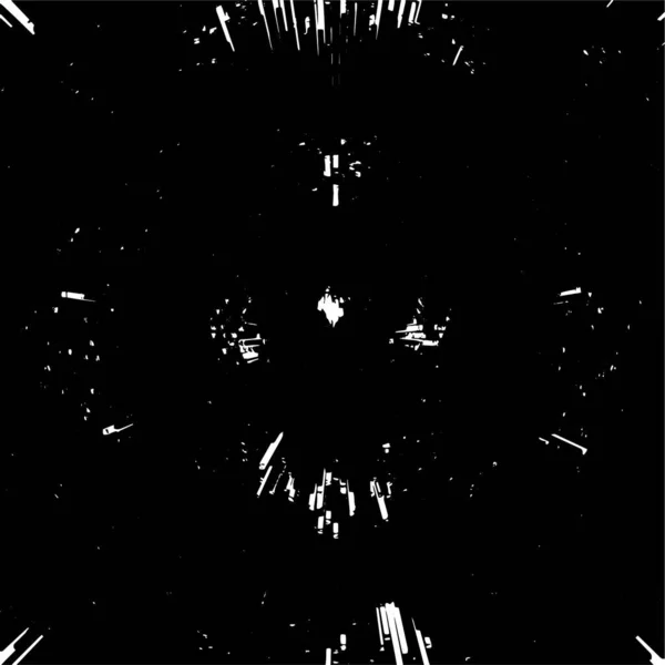 Абстрактная Черно Белая Монохромная Текстура Векторный Фон Накладываемый Слой Гранжа — стоковый вектор